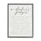 Stupell Industries A Doctor's Prayer Faith Based Office Motivation Framed Wall Art